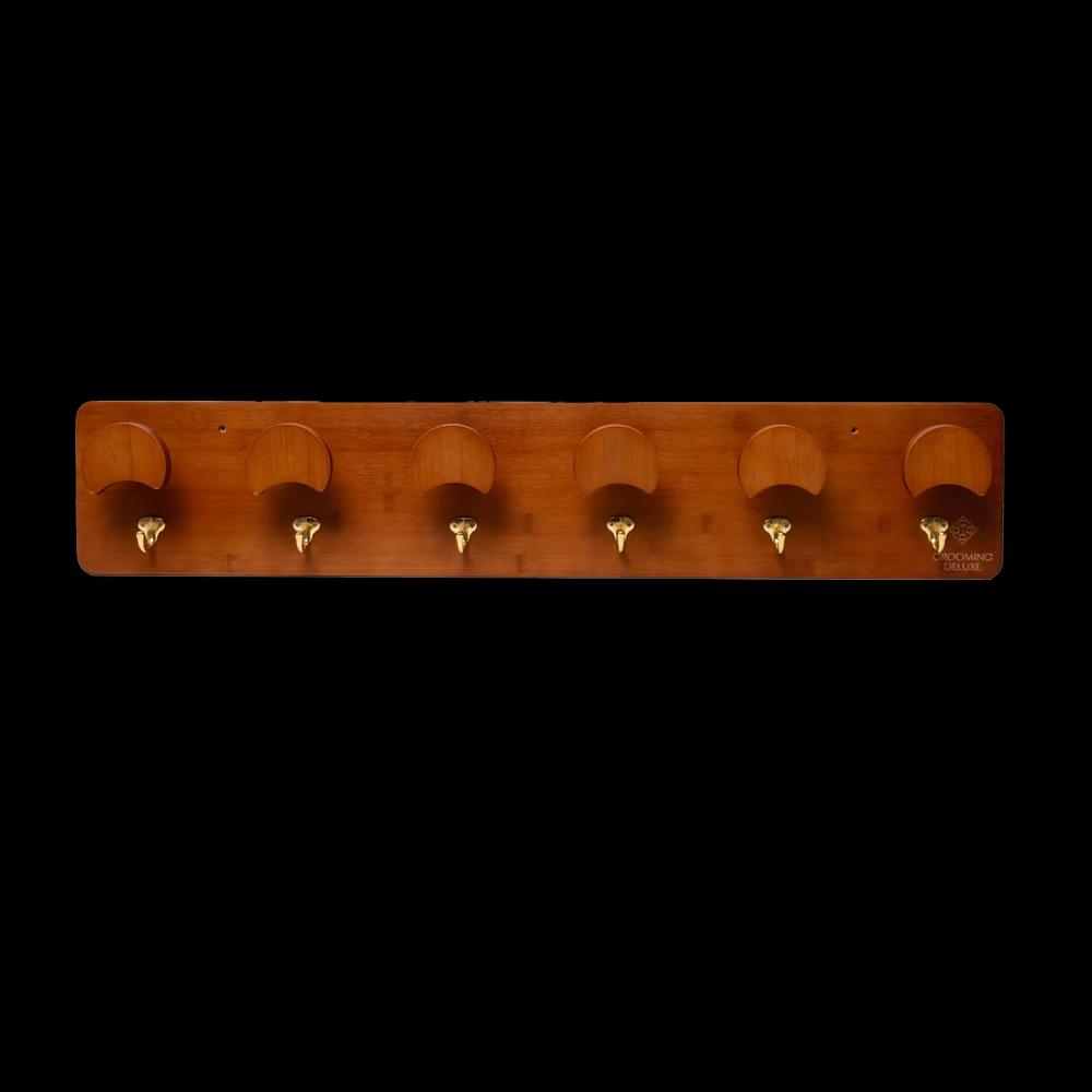 Bridle Rack Pro for 6 Pieces, brown